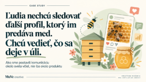 Read more about the article Ako sme pri včelárstve prestali komunikovať iba med a začali budovať obsahový svet značky